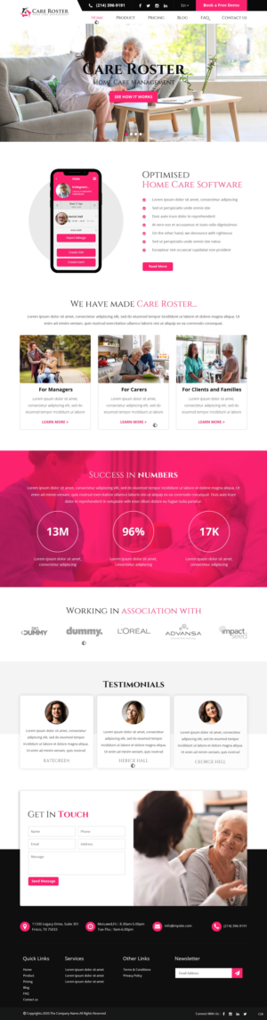 Web Design by pb for Wolfhound Software | Design: #25855597