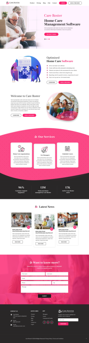 Web Design by pb for Wolfhound Software | Design: #25855598
