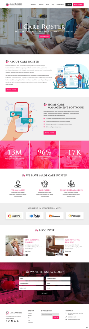 Web Design by pb for Wolfhound Software | Design: #25855603