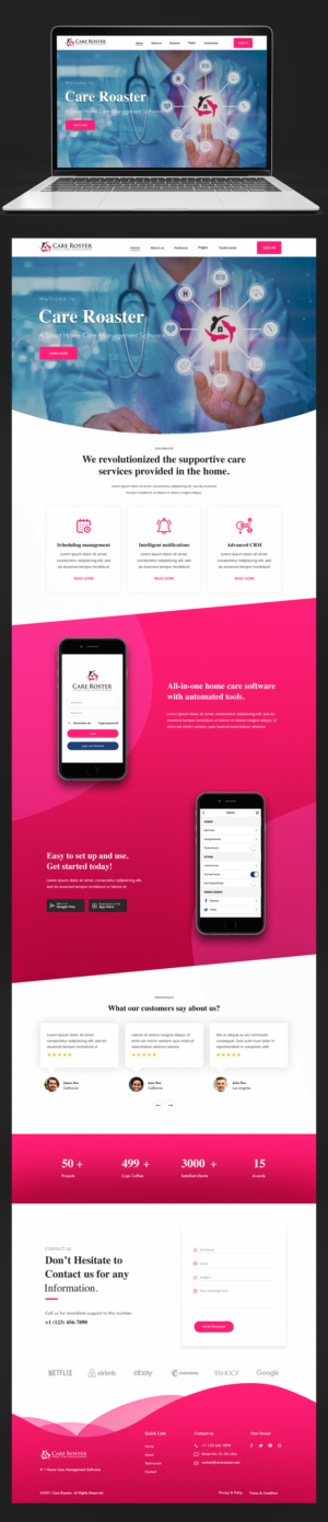 Software as a Service to manage Home Care Management | Web-Design von Mukarram Haidari