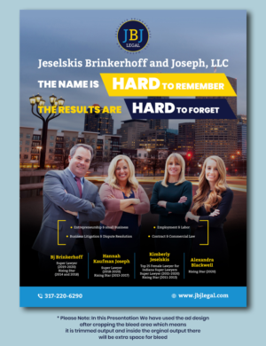 Print Ad for Super Lawyers Magazine - Not Your Average Law Firm! | Werbe-Design von TSU Creations