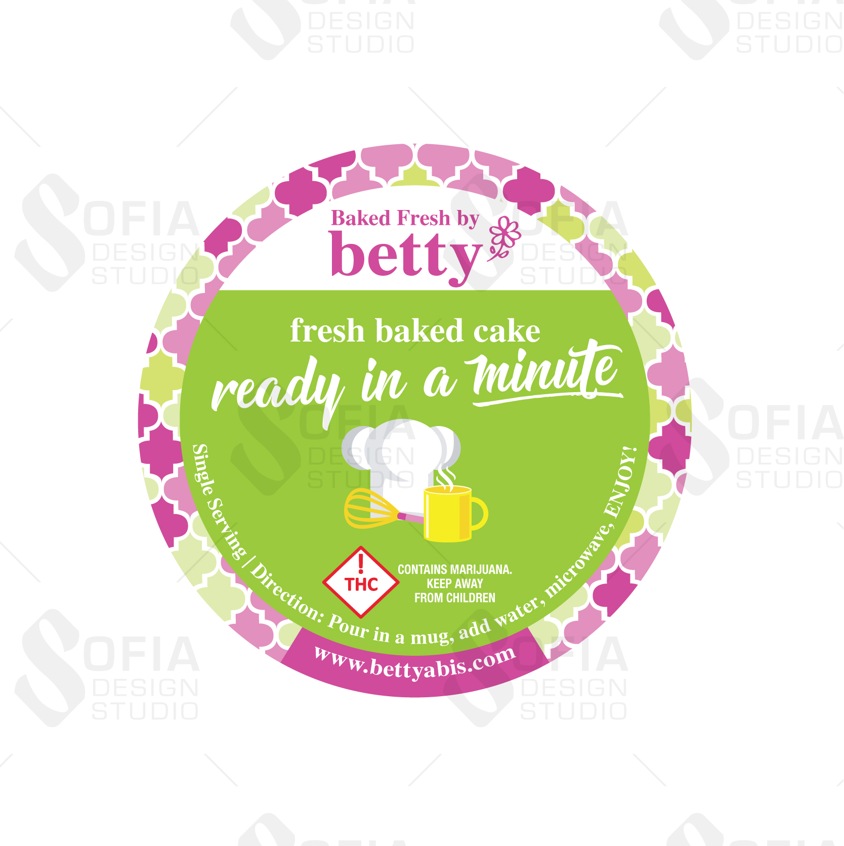 Sticker Design by SofiaDesignStudio for Daily CBD Basics | Design #25863124