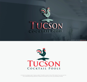We are looking for a logo, with or without the words “Tucson Cocktail Pools” | Diseño de Logo por Mono.co