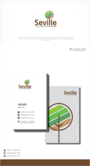 Logo Design by graphicevolution for Seville Garden Supplies and Mini Mix | Design: #25859722