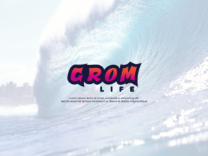 Grom Life (font is false positive round) | Design de Logo par Locke+