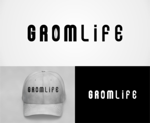 Grom Life (font is false positive round) | Design de Logo par vta