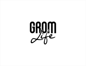 Grom Life (font is false positive round) | Logo Design by BNdesigner