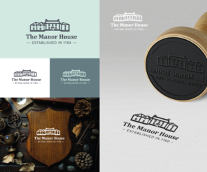 The Manor House / established in 1780 | Logo Design by Farmiza