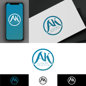 AK Luxury Chalets | Logo Design by ICKE