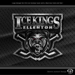 Ellenton Ice Kings | Logo Design by Dennis Jackson Design