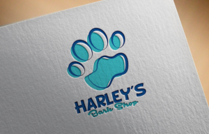 Harley's Bark Shop | Logo Design by 4tech services