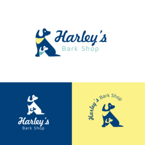 Harley's Bark Shop | Logo Design by Ivelina Tsvetkova