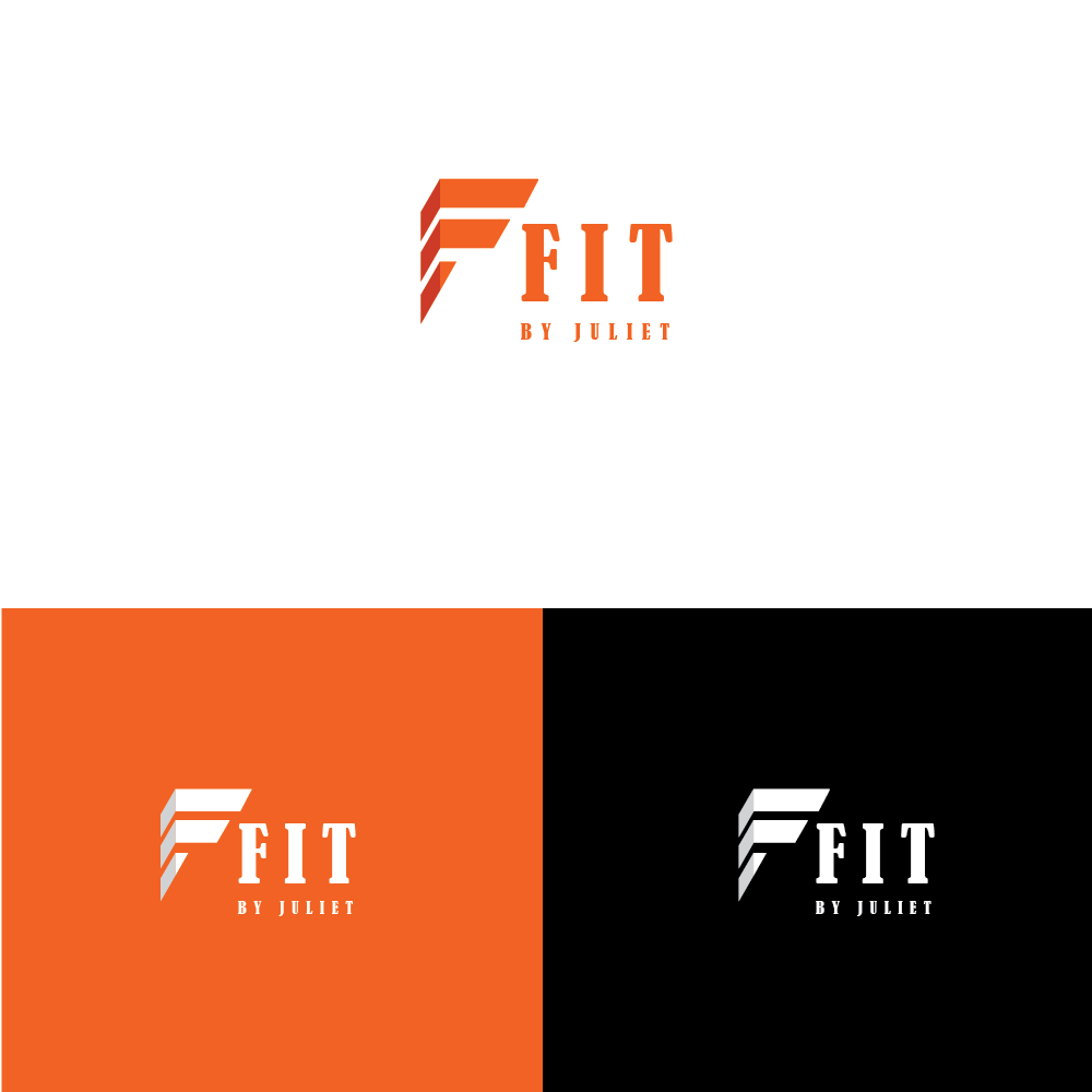 Logo Design by MiljanaSt for Fit by Juliet | Design #25868771