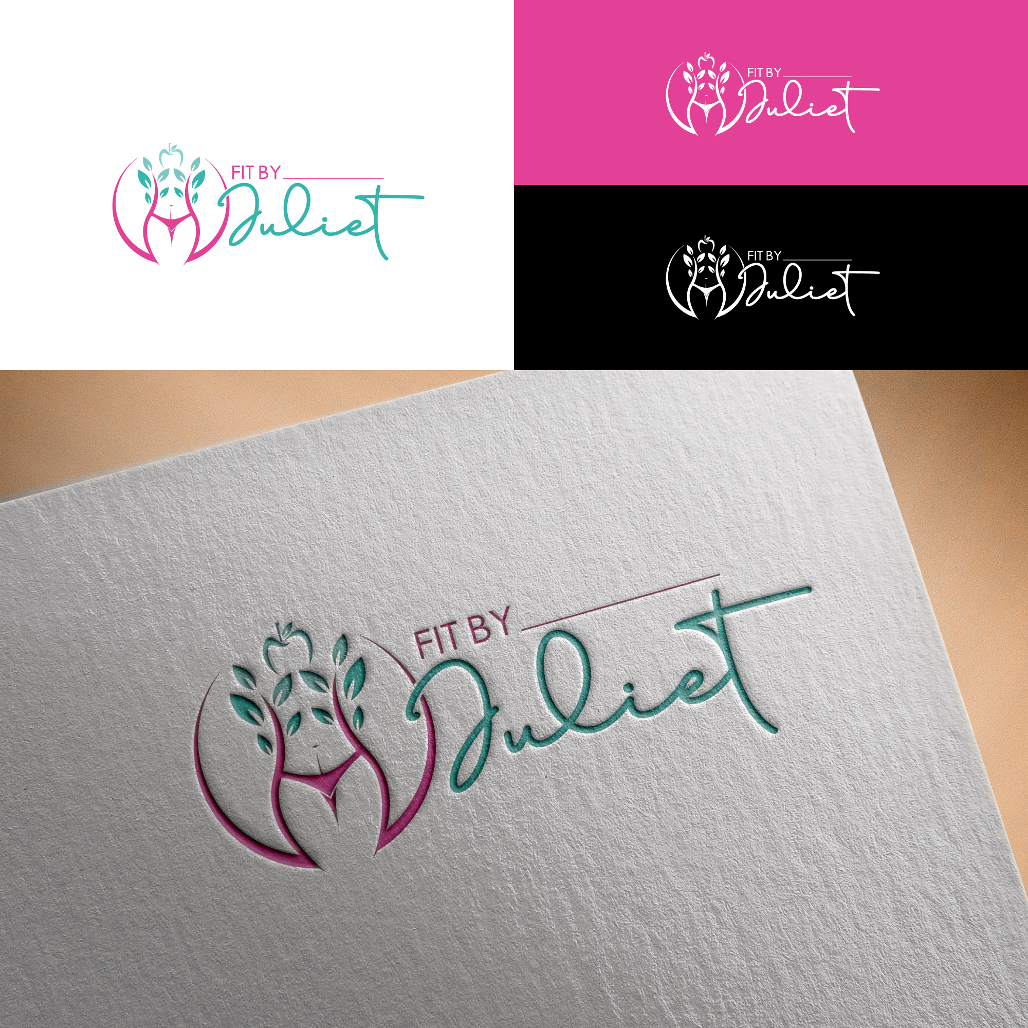 Logo Design by UMBRA Designs for Fit by Juliet | Design #25859318