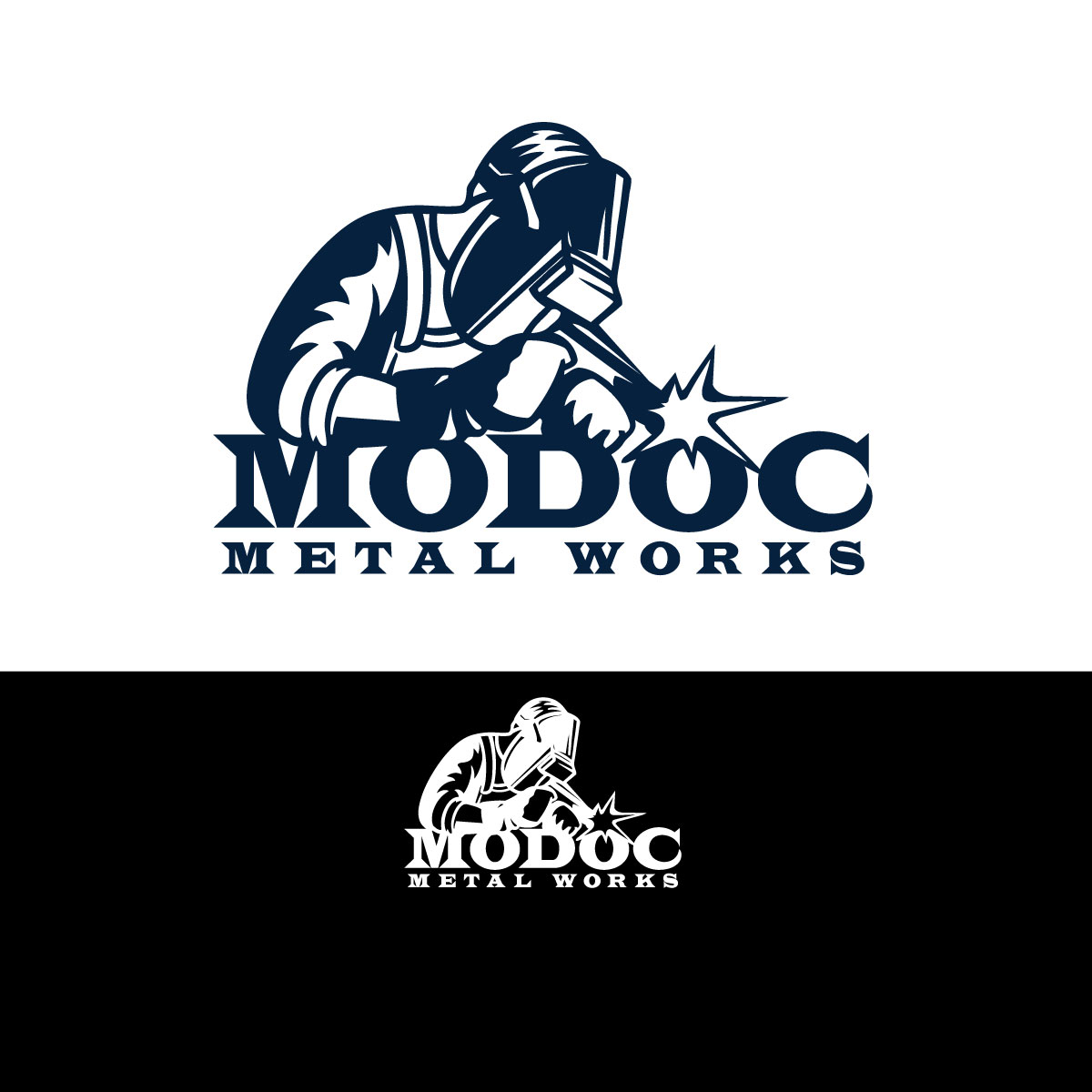 Logo Design by Rosalia.... for Modoc Metal Works | Design #25866079