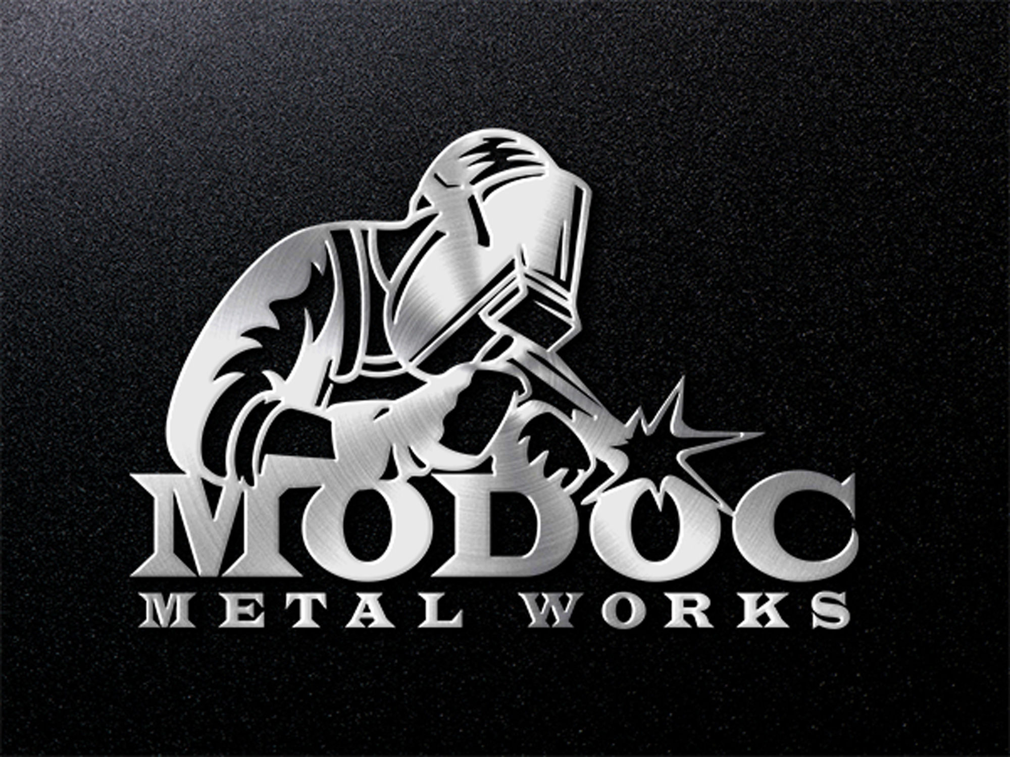 Logo Design by Rosalia.... for Modoc Metal Works | Design #25866080