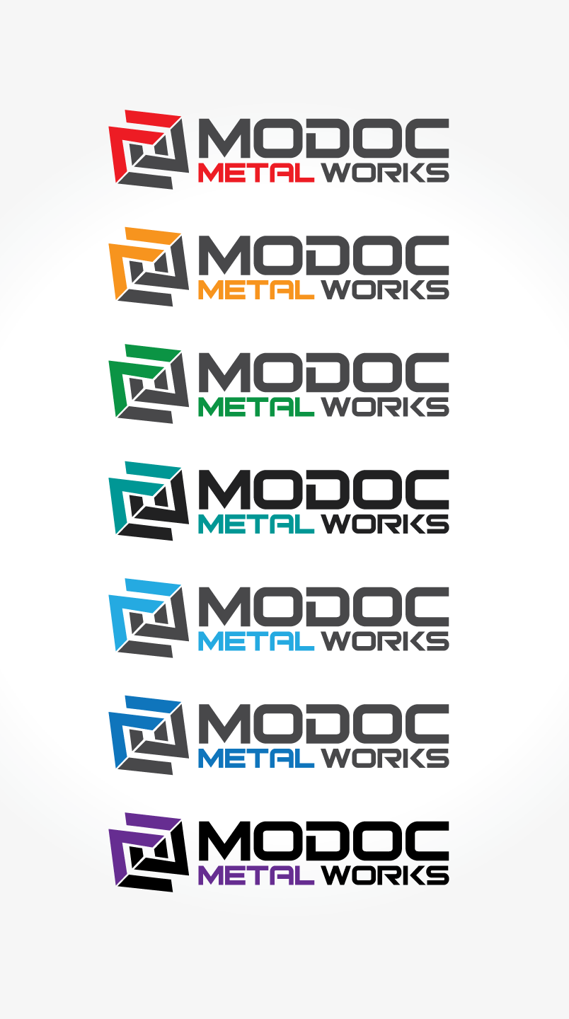 Logo Design by graphicevolution for Modoc Metal Works | Design #25865593