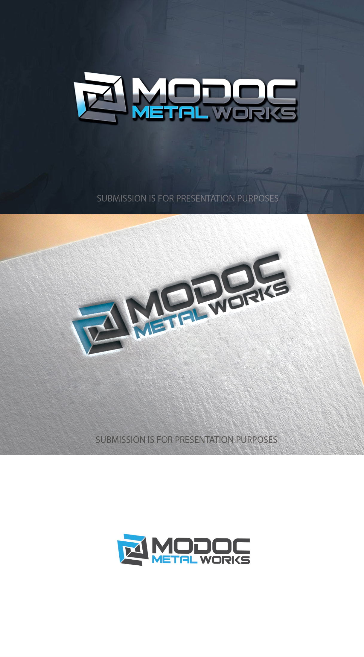 Diseño de Logo por graphicevolution para Modoc Metal Works | Diseño #25868435