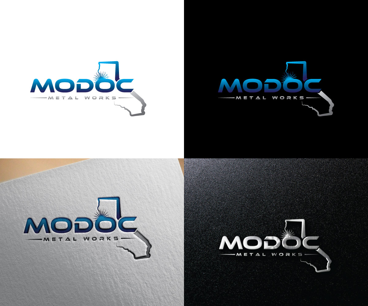Logo Design by uitaki for Modoc Metal Works | Design #25860583