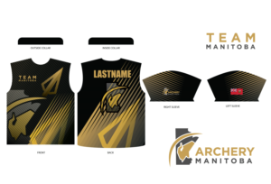 Bekleidung-Design von Sergio Coelho für Archery Manitoba  | Design: #25869938
