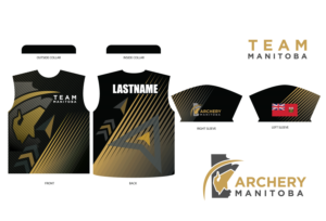 Bekleidung-Design von Sergio Coelho für Archery Manitoba  | Design: #25981635