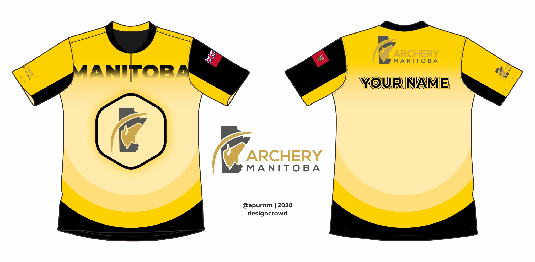 Bekleidung-Design von purnama für Archery Manitoba  | Design #25871917