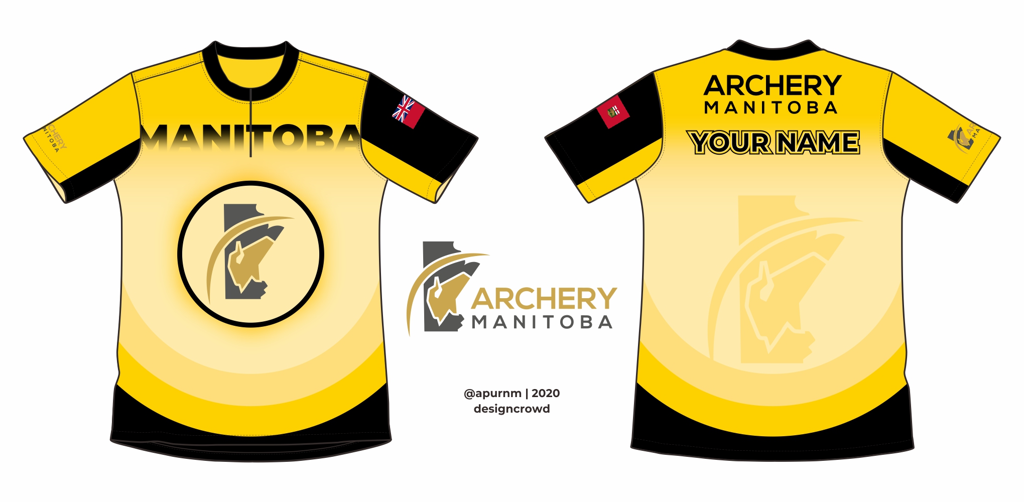 Bekleidung-Design von purnama für Archery Manitoba  | Design #25887814