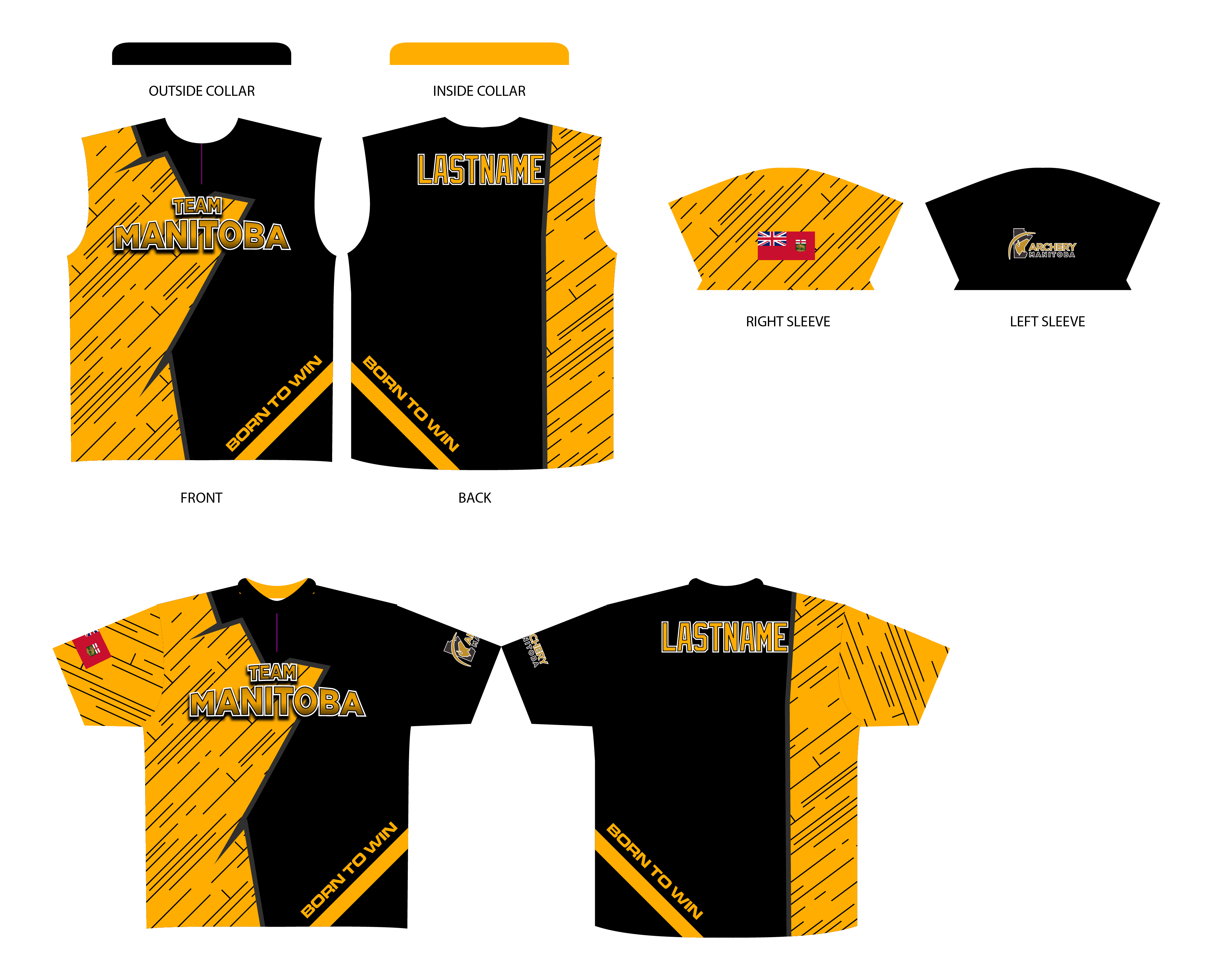 Apparel Design by ZEA Design for Archery Manitoba  | Design #25896742