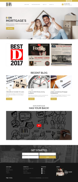 Web Design by sai.designer87 for Atomic Design & Consulting | Design: #25868023