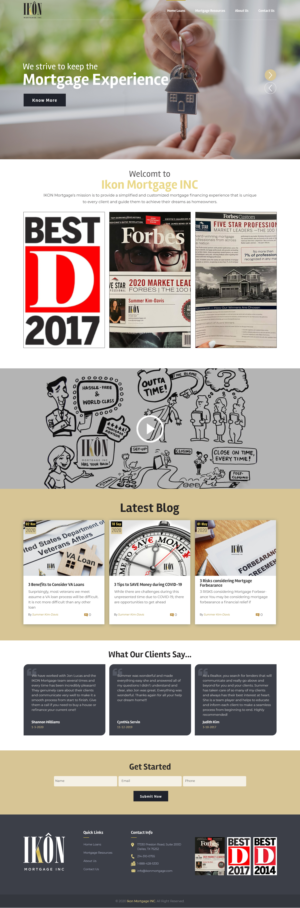 Web Design by sai.designer87 for Atomic Design & Consulting | Design: #25903567