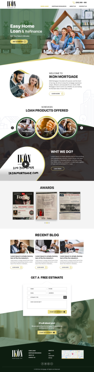 Web Design by Shijo John for Atomic Design & Consulting | Design: #25908783