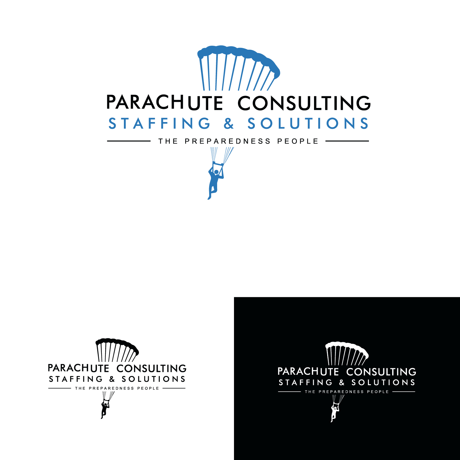 Diseño de Logo por emptyboxgraphics para Parachute Consulting LLC | Diseño #25859113