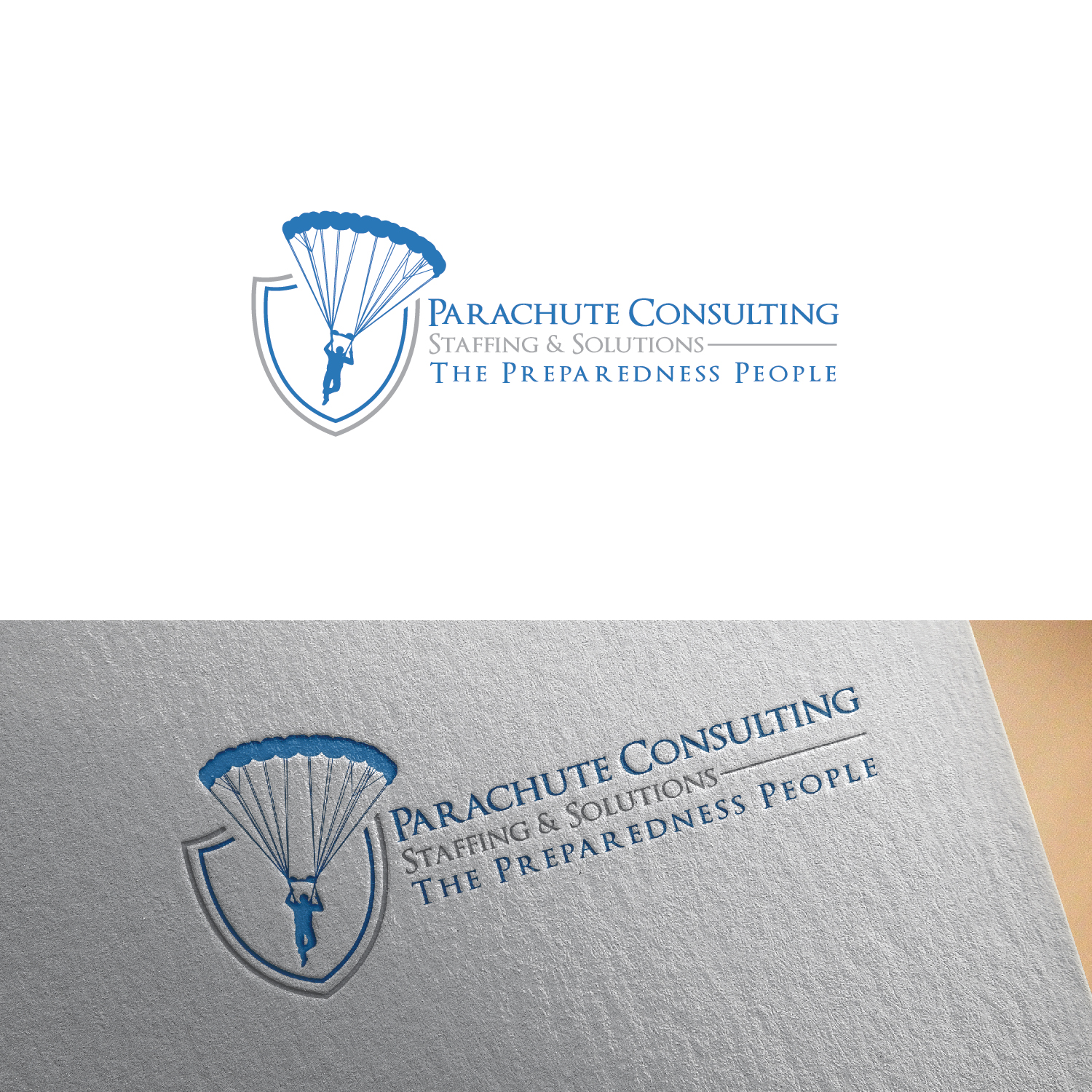 Logo Design by Maxo-Biz for Parachute Consulting LLC | Design #25867309