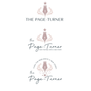 The Page-Turner | Logo Design by CMYKINK