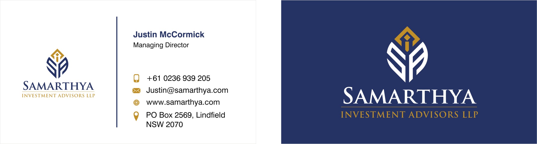 Diseño de Logo por jssaan para Samarthya Investment Advisors LLP | Diseño #25907097