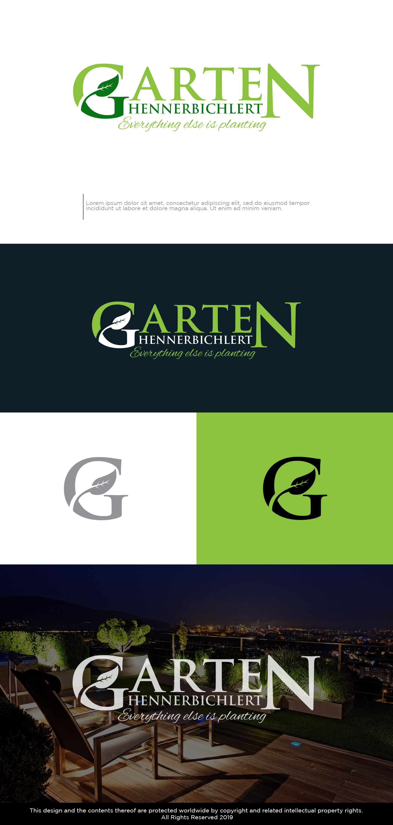 Logo Design by Kim Ji for Garten Hennerbichler GmbH  | Design #25861896