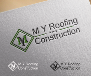 Logo Design by RKDesign29 for M Y Roofing and Construction | Design: #25899461