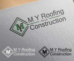 Logo Design by RKDesign29 for M Y Roofing and Construction | Design: #25899536