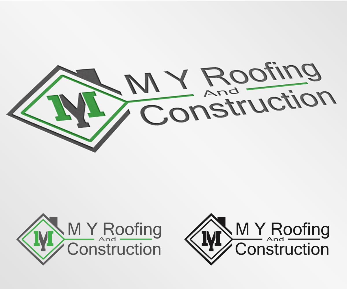 Logo Design by RKDesign29 for M Y Roofing and Construction | Design #25905029