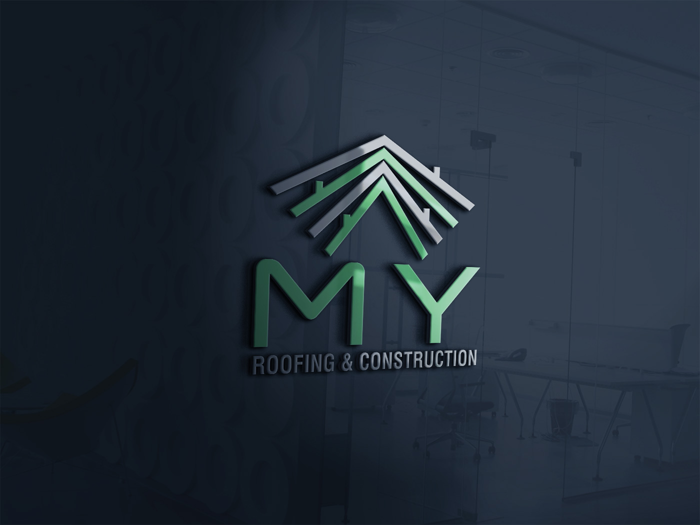 Logo Design by Deziners Zone for M Y Roofing and Construction | Design #25873675