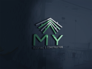 Logo Design by Deziners Zone for M Y Roofing and Construction | Design: #25873675