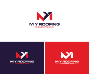 Logo Design by 3Guys for M Y Roofing and Construction | Design: #25869876
