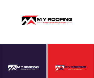Logo Design by 3Guys for M Y Roofing and Construction | Design: #25869915