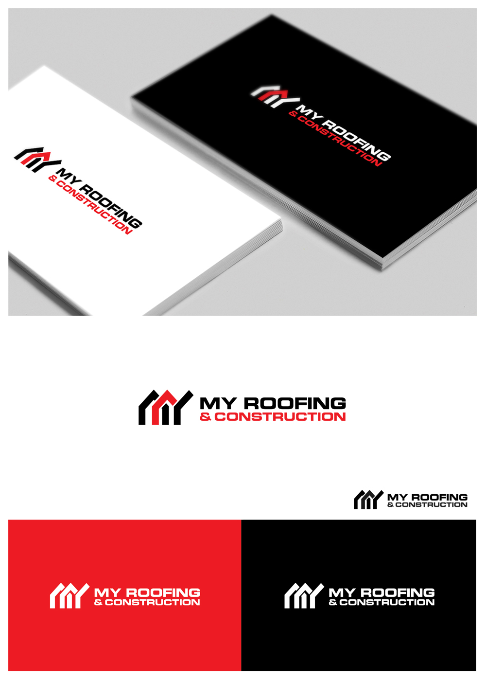 Logo Design by goranvisnjic82 for M Y Roofing and Construction | Design #25869050