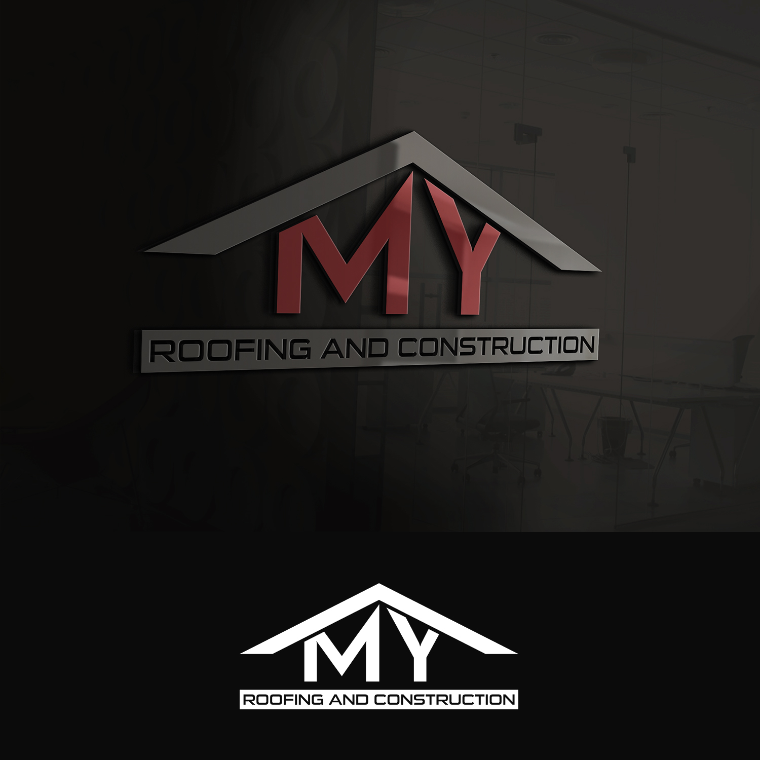 Logo Design by GRAFFYC for M Y Roofing and Construction | Design #25869591
