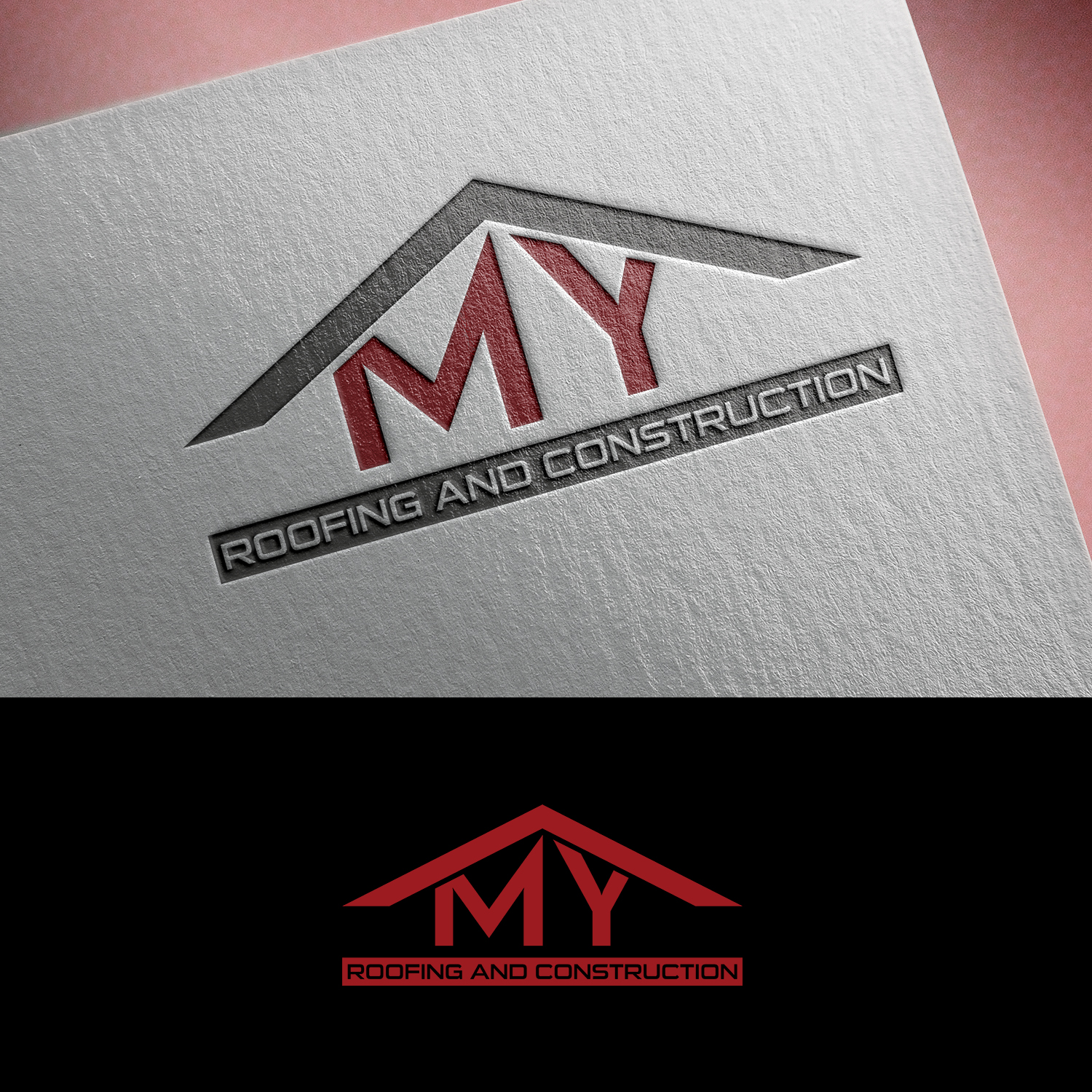 Logo Design by GRAFFYC for M Y Roofing and Construction | Design: #25869593