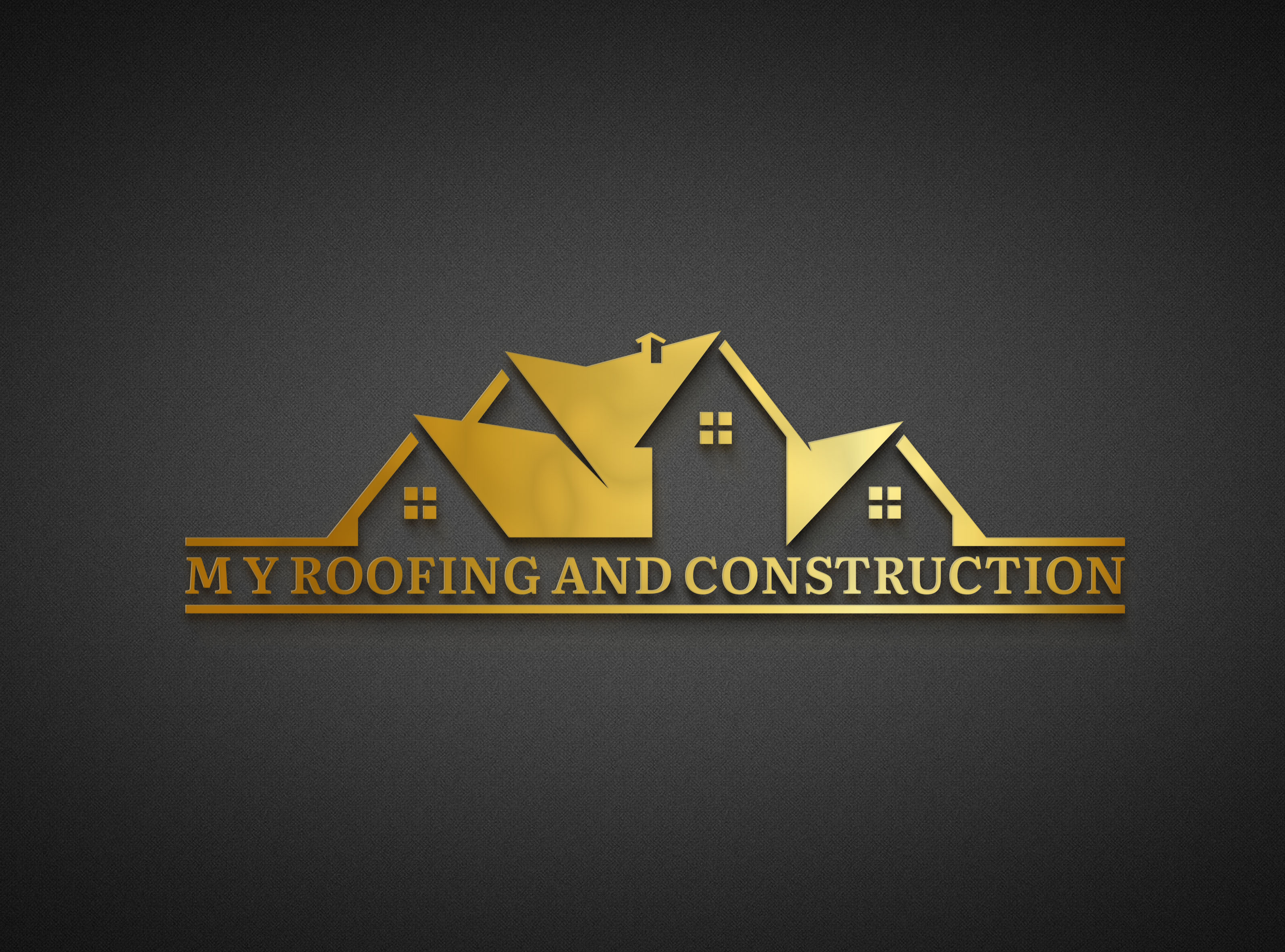 Logo Design by Mahesh_07 for M Y Roofing and Construction | Design #25892270