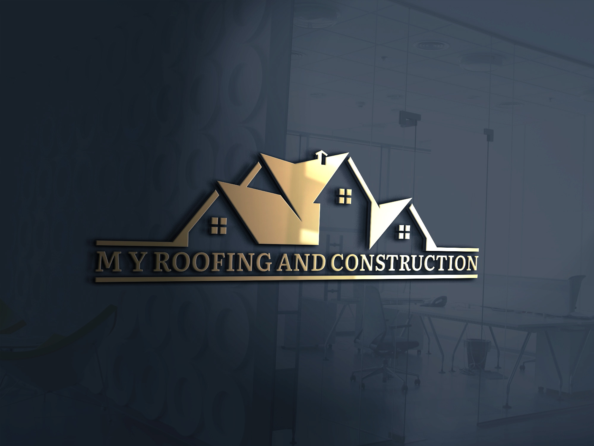 Logo Design by Mahesh_07 for M Y Roofing and Construction | Design #25892315
