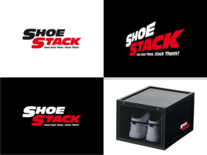 ShoeStack - Dont Rack Them, Stack Them! | Logo Design by Atvento Graphics