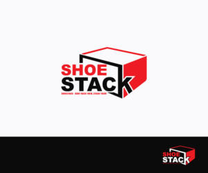 ShoeStack - Dont Rack Them, Stack Them! | Logo Design by step forward 2
